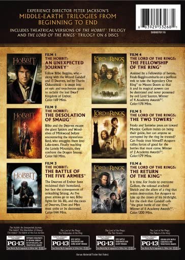 Middle Earth Theatrical Collection (6-Pack)(DVD)