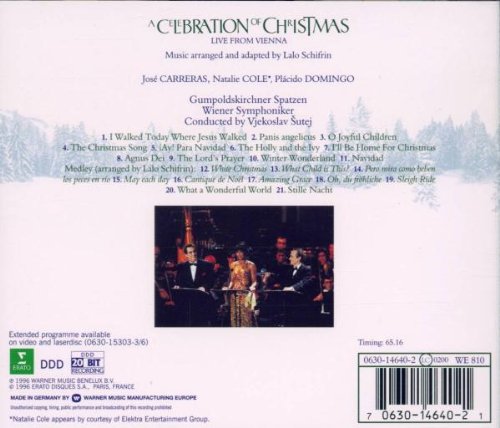 José Carreras, Natalie Cole & Plácido Domingo / Celebration Of Christmas - CD (Used)