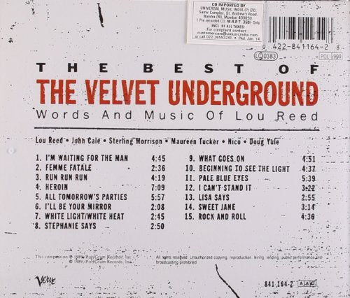 Velvet Underground / Best Of (Words And Music Of Lou Reed) - CD (Used)