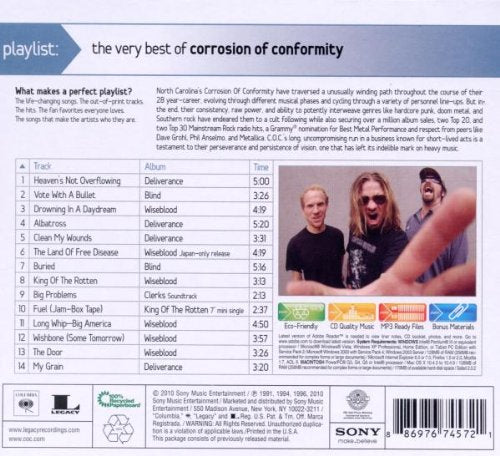 Corrosion Of Conformity / Playlist: The Very Best Of Corrosion Of Conformity - CD (Used)