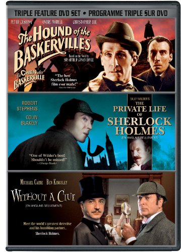 Sherlock Holmes Programme Triple (The Hound of the Baskervilles / The Private Life of Sherlock Holmes / Without A Clue)
