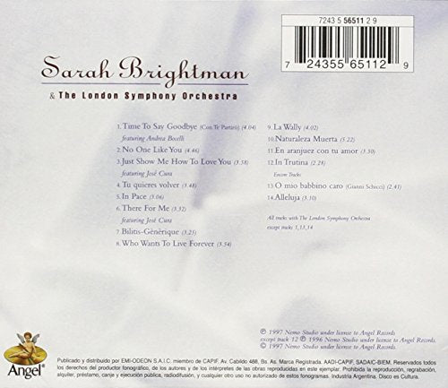 Sarah Brightman / Time To Say Goodbye - CD