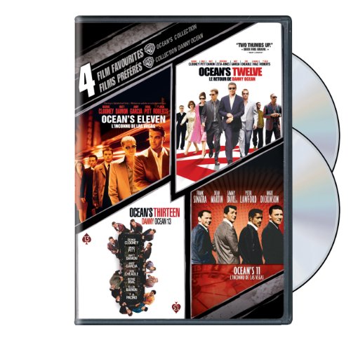 4 Film Favorites Ocean's Collection (Ocean's 11 + Ocean's Eleven + Ocean's Twelve + Ocean's Thirteen) - DVD (Used)