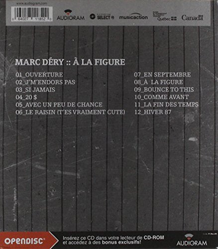 Marc Déry / À La Figure - CD (Used)