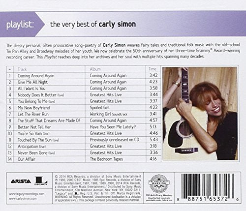 Carly Simon / Playlist: The Very Best Of Carly Simon - CD