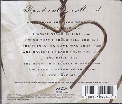 Reba McEntire / Read My Mind - CD (Used)