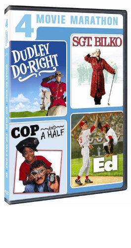 4 Movie Marathon: Family Comedy Collection (Dudley Do-Right / Sgt. Bilko / Cop and a Half / Ed) - DVD (Used)