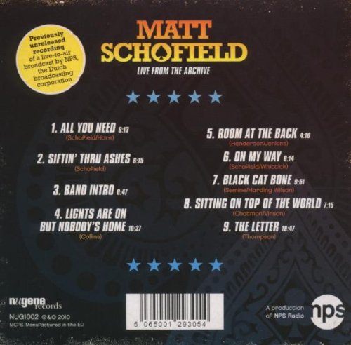 Matt Schofield / Live from the Archive - CD (Used)