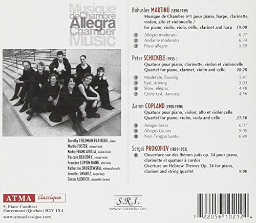 Chamber Music By Martinu Schi
