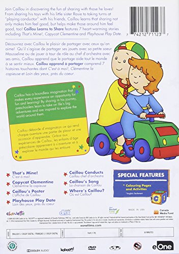 Caillou:Caillou Learns to Share - DVD (Used)