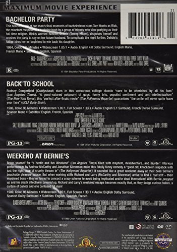 Bachelor Party / Back To School / Weekend At Bernie's (Triple Feature 3 Dvd Set)