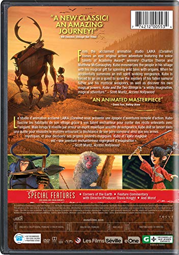 Kubo et l'Armure magique - DVD (Occasion)