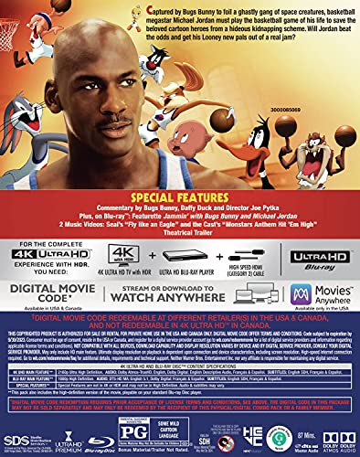 Space Jam - 4K/Blu-Ray