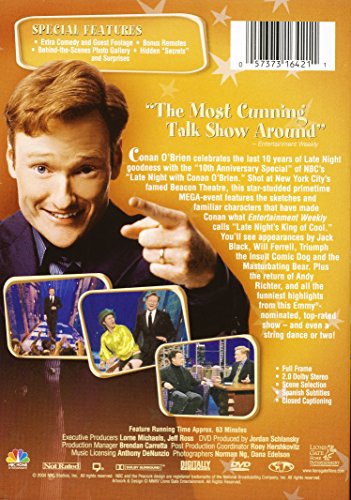 Late Night With Conan O'Brien: 10th Anniversary Special - DVD