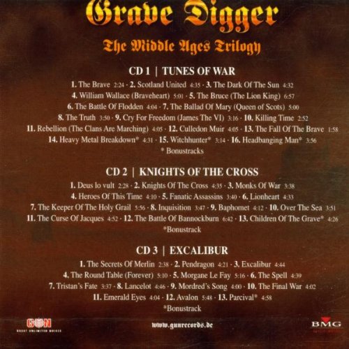 Middle Age Trilogy - Excalibur / Knights Of The Cross / Tunes Of War (3CD)
