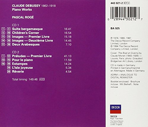 Debussy: Piano Works