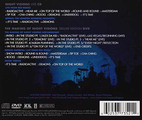 Night Visions Live (CD+DVD)