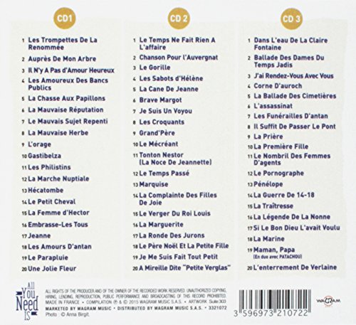 Georges Brassens / All You Need Is: Georges Brassens - CD