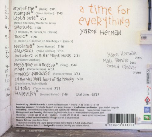 HERMAN;YARON TRIO - A TIME FOR EVERYTHING