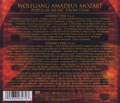 Mozart: Popular Music From Film