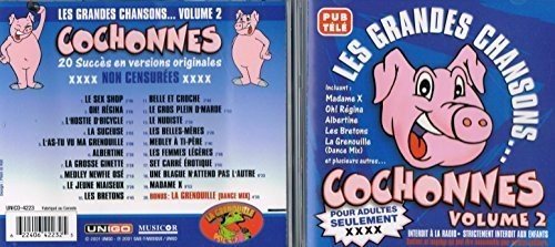 Variés / Les Grandes Chansons Cochonnes: Pour Adultes Seulement XXX Vol.2 - CD (Used)