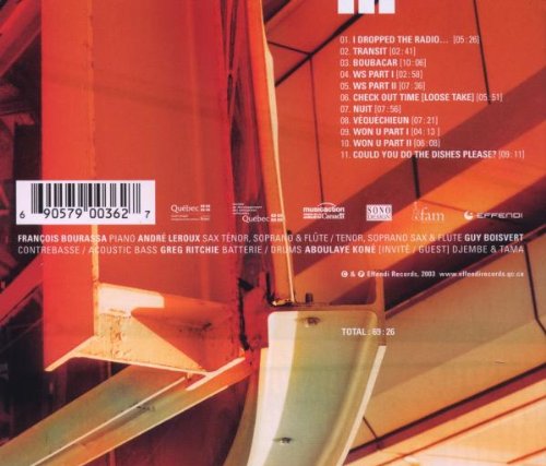 Francois Bourassa Quartet / Indefinite Time - CD