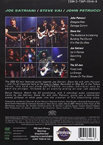 G3 / Live In Tokyo: (Satriani, Vai & Petrucci) (2005) - DVD (Used)
