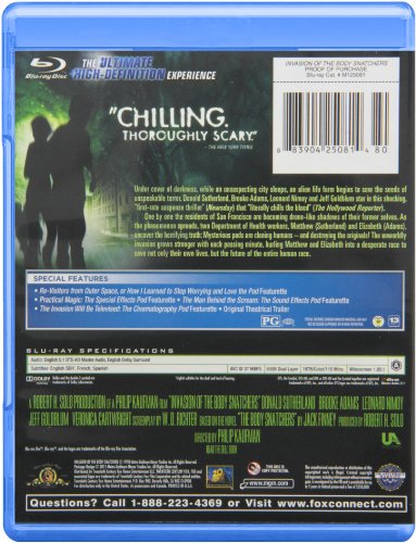 Invasion of the Body Snatchers - Blu-Ray/DVD (Used)