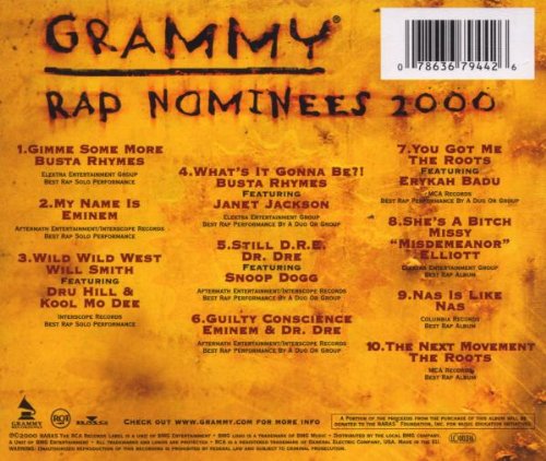Various / 2000 Grammy Nominees: Rap - CD (Used)