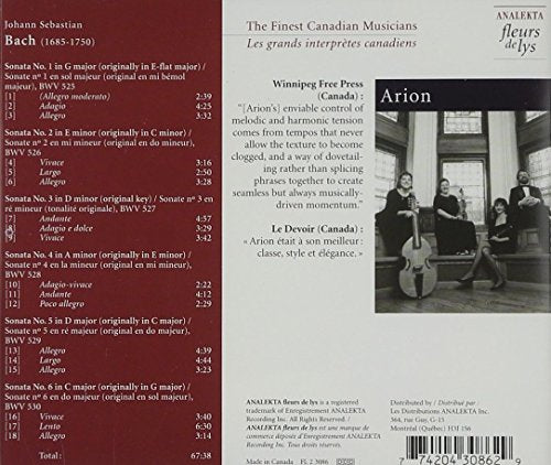 Bach: Six trio Sonatas, BWV 525-530