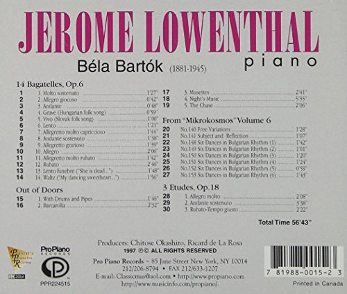 14 Bagetelles / 3 Etudes