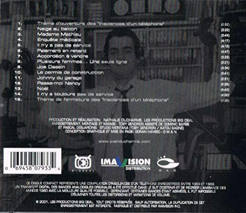 Les insolences d'un telephone volume 1 - CD (Used)