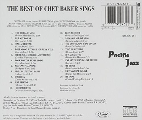 Chet Baker / The Best of Chet Baker Sings - CD (Used)