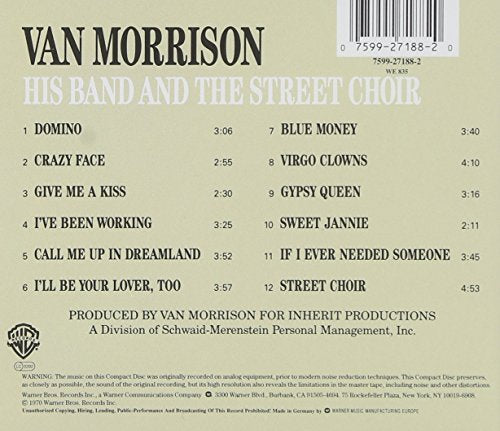 Van Morrison / His Band and the Street Choir - CD (Used)