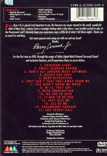 Harry Connick Jr. - The New York Big Band Concert dvd used