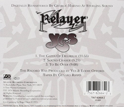 Oui / Relayer - CD (Occasion)