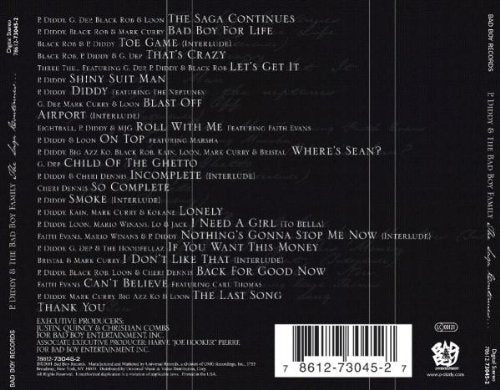 P. Diddy & The Bad Boy Family / Saga Continues - CD (Used)