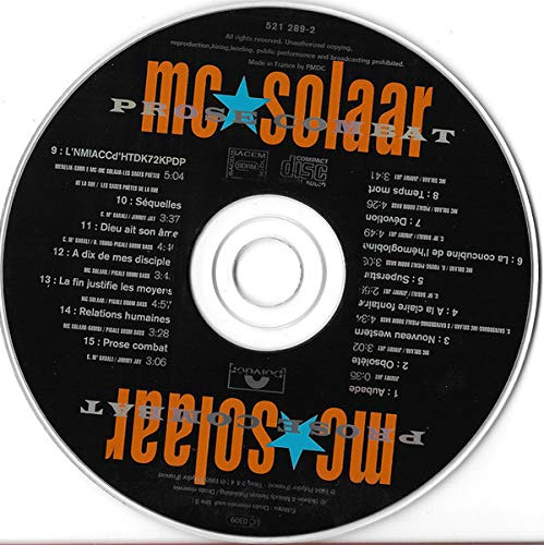 MC Solaar / Prose combat - CD (Used)
