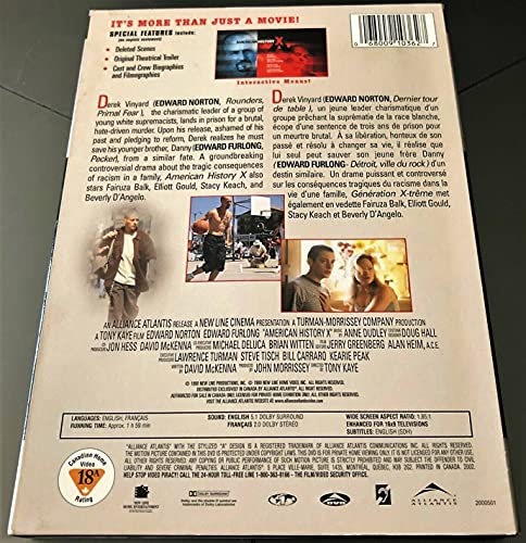 American History X (The Collector Series) (Widescreen) - DVD (Used)