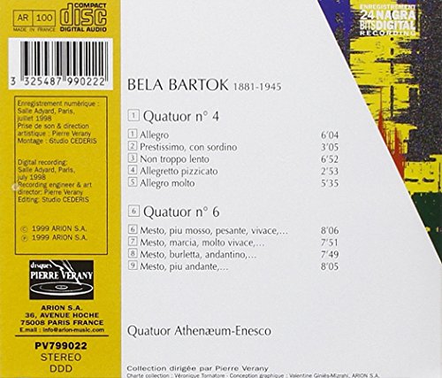 Streichquartette 4 & 6