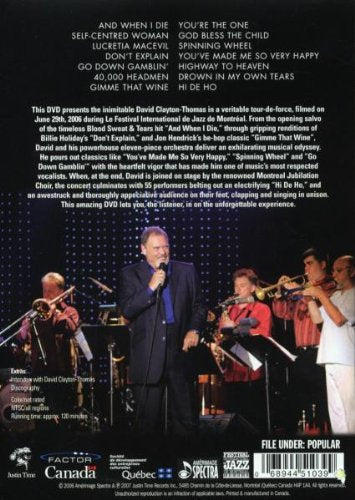 David Clayton-Thomas: You're the One