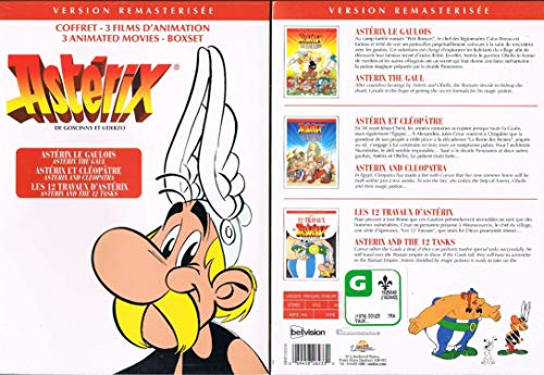 Astérix / Coffret 3 Longs Métrages (Astérix Le Gaulois / Les 12 Travaux D'Astérix / Astérix Et Cléopâtre) - DVD (Used)