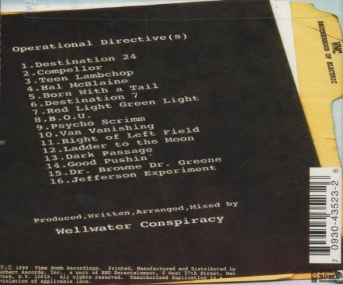 Wellwater Conspiracy / Brotherhood of Electric: Operational Directives - CD (Used)