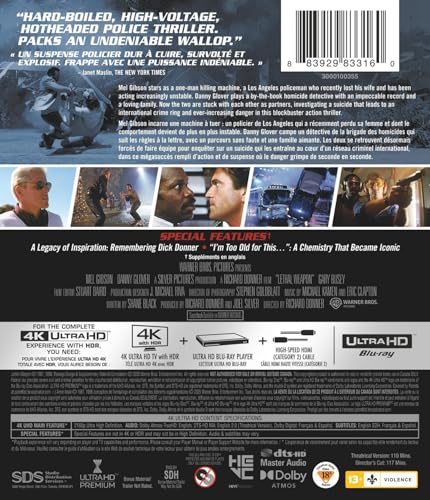 Lethal Weapon (Director's Cut & Theatrical) - 4K