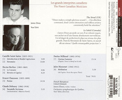 James Ehnes / French Showpieces - CD