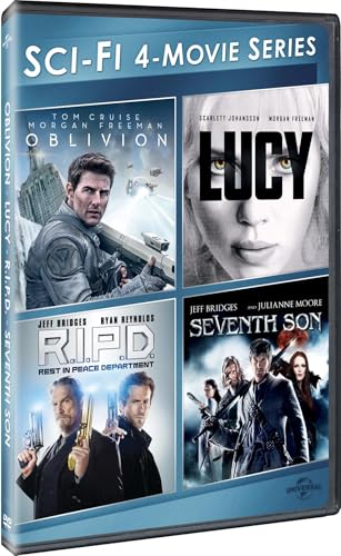 Sci-Fi 4-Movie Series (Oblivion / Lucy / R.I.P.D. / Seventh Son) - DVD (Used)