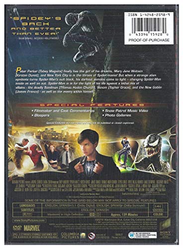 Spider-Man 3 - DVD (Used)