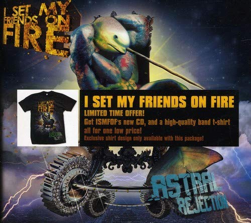 I Set My Friends On Fire / Astral Rejection - CD/T-shirt - M