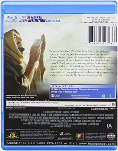 The Greatest Story Ever Told - Blu-Ray