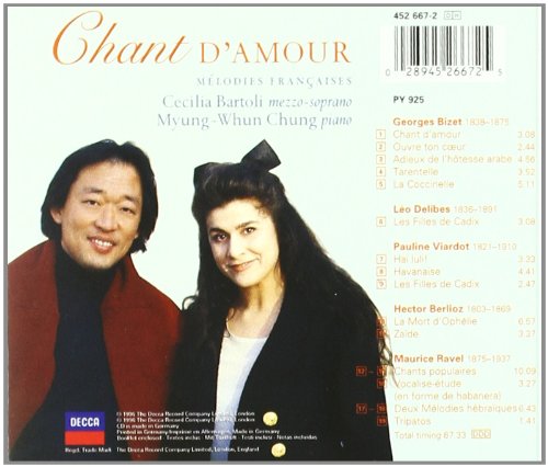 Celia Bartoli / Chant D'Amour: Melodies Francaises - CD (Used)